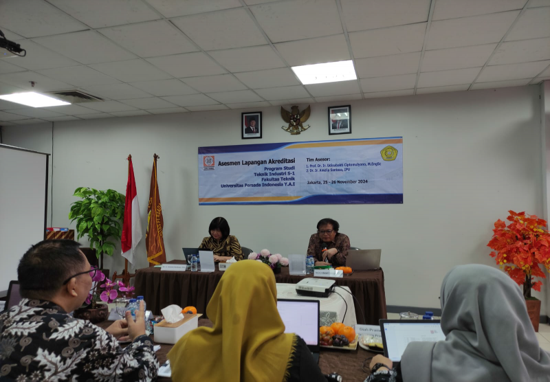 Assesmen Lapangan oleh Asesor LAMTEK pada Prodi Sarjana Teknik Industri FT UPI Y.A.I