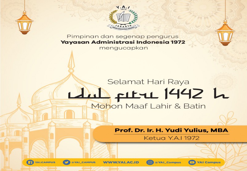 Selamat Hari Raya Idul Fitri 1442 H - Akademi Akuntansi Y.A.I